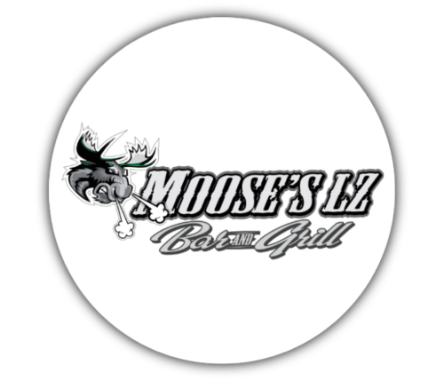 Moose's LZ Bar and Grill logo - official partner of Chase Schott, the racer